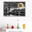 Tictac Design Kanvas Tablo Saat - London BigBen (4)