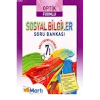 7. Sınıf Sosyal Bilgiler Optik Formlu Soru Bankası (ISBN: 9786055489304)