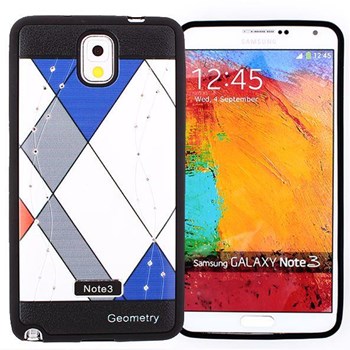 iFace Galaxy Note 3 Taşlı Kılıf - Geometry MGSCTUINRW9