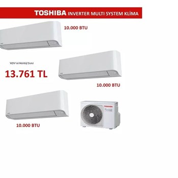 Toshiba RAS-3M26U2AVG-TR + M10 + M10 + M10 Klima Set