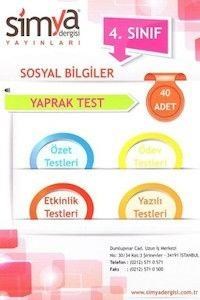 4.Sınıf Sosyal Bilgiler Yaprak Test Simya Dergisi Yayınları (ISBN: 9786051542171)