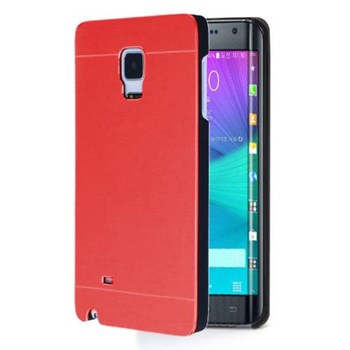 Microsonic Samsung Galaxy Note Edge Kılıf Hybrid Metal Kırmızı