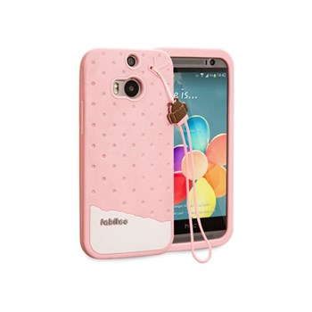 Fabitoo HTC One M8s Candy Kılıf Pembe