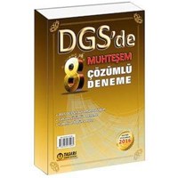 DGS Çözümlü 8 Muhteşem Deneme Tasarı Yayınları 2016 (ISBN: 9786054475964)