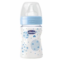 Chicco Silikon Biberon 150 ml Mavi CHI-70702-8