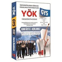 GYS YÖK Konu Özetli Açıklamalı Soru Bankası Yargı Yayınları 2016 (ISBN: 9786051578071)
