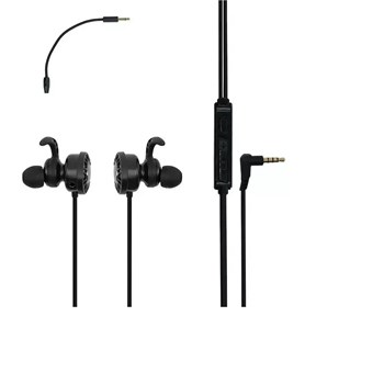 MF Product Strike 0182 Siyah Mikrofonlu Kablolu Kulak İçi Oyuncu Kulaklığı