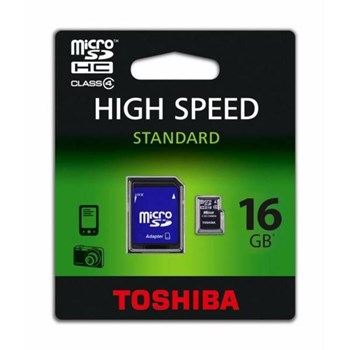 Toshiba 16 GB Micro SDHC Kart Class 4 C16GJBL5A