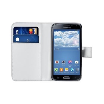 Microsonic Cüzdanlı Deri Samsung Galaxy K Zoom (S5 Zoom) Kılıf Beyaz