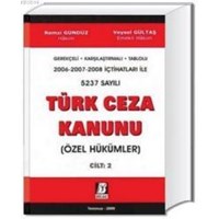 5237 Sayılı Türk Ceza Kanunu (Özel Hükümler) Cilt 2 (ISBN: 9789756068724)
