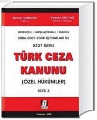 5237 Sayılı Türk Ceza Kanunu (Özel Hükümler) Cilt 2 (ISBN: 9789756068724)