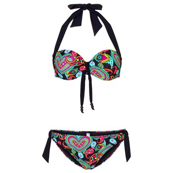 bpc bonprix collection Balenli bikini, C Cup - Siyah 94767195 17223175