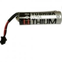 Toshiba ER6V 3.6V Siyah Soketli PLC, CNC Lithium Pil 18349544