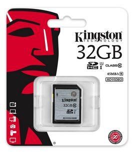 Kingston 32GB Class10 UHS-I SDHC (45MB/s) SD10VG2/32GB