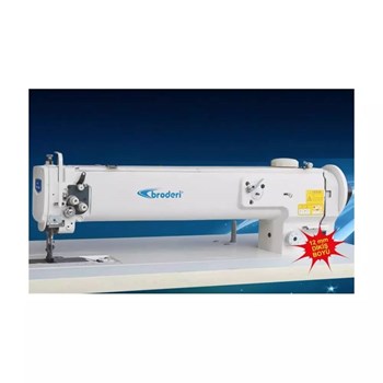 Broderi BD-1510-25 Tek İğne Çift Pabuç Deri Dikiş Makinası