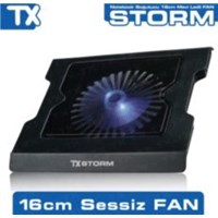 Storm 16cm Fanlı Metal ızgaralı 2xUSB HUB 9''-17'' Notebook Soğutucu