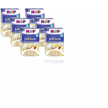 Hipp 4+ Ay 6x250 gr Organik Sütlü Elmalı Kaşık Maması