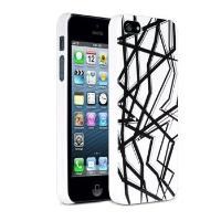 DLA235W iPhone 5 Siyah Beyaz Koruyucu Kılıf