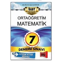ÖABT Lise Matematik Öğretmenliği Tamamı Çözümlü 7 Deneme Sınavı 2015 (ISBN: 9780000000005)