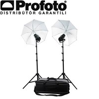 Profoto D1 Studio Kit 250/250 Air Şemsiyeli Paraflaş