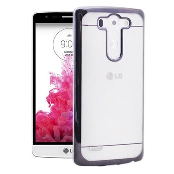 Microsonic Metalik Transparent Lg G3 S (g3 Mini, G3 Beat) Kılıf Siyah