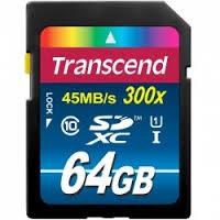 Transcend 64Gb 300X Sd Hafıza Kartı