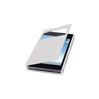 Microsonic Sony Xperia Z1 L39h View Cover Delux Kapaklı Kılıf Beyaz