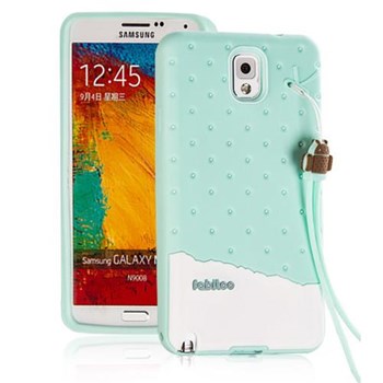 Microsonic Fabitoo Samsung Galaxy Note 3 Candy Kılıf Beyaz
