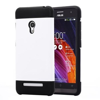 Microsonic Slim Fit Dual Layer Armor Asus Zenfone 5 Kılıf Beyaz