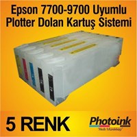 For Epson Pro 7700/9700 Uyumlu Kolay Dolan Kartuş Sistemi