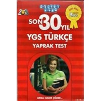 Son 30 Yıl YGS Türkçe Yaprak Test (ISBN: 9786055320751)