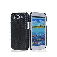 Microsonic Carbon Fiber Sert Kılıf - Samsung Galaxy I9300 S3 Siyah