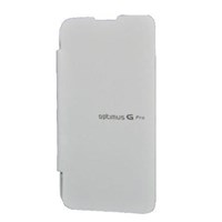 LG Optimus G Pro E985 Kılıf Kapaklı Flip Cover Beyaz