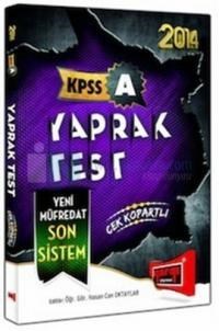 2014 KPSS A Yaprak Test (ISBN: 9786053527350)