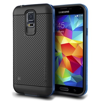 Verus Samsung Galaxy S5 Case Iron Shield Series Kılıf - Renk : Blue