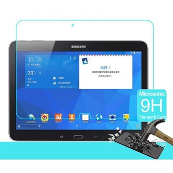 Microsonic Samsung Galaxy Tab4 10.1'' T530 Temperli Cam Ekran Koruyucu Kırılmaz Film
