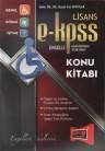Lisans E-KPSS Konu Kitabı (ISBN: 9786051570440)