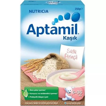 Aptamil 6-36 Ay 250 gr Sütlü Pirinçli Kaşık Maması
