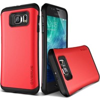 Verus Samsung Galaxy S6 Case Thor Series Kılıf HARD DROP - Renk : Red