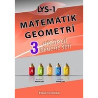 LYS - 1 Matematik Geometri: 3 Çözümlü Deneme Seti (ISBN: 9786053553588)