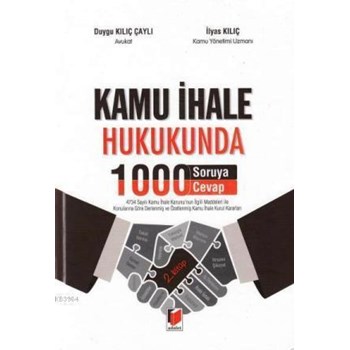 Kamu Ihale Hukukunda 1000 Soruya Cevap (ISBN: 9786051463957)