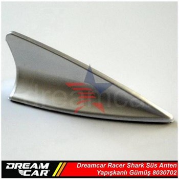 Dreamcar Racer Shark Süs Anten Yapışkanlı Gümüş 8030702