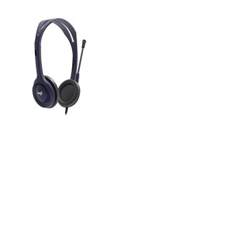 Logitech 991-000265 Siyah Mavi Headset Mikrofonlu Saç bandı Kulaklık
