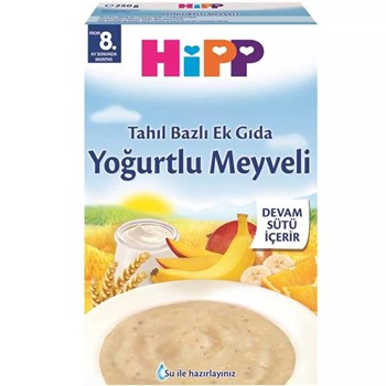 Hipp 4+ Ay 6x250 gr Çoklu Paket Organik Sütlü Meyveli Bebek Maması