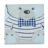 Bebetto Nico Boy Bear P230 Pazen Bebek Kundağı 85x85 Cm Bordo 27153358