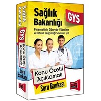 2015 GYS Sağlık Bakanlığı Konu Özetli Açıklamalı Soru Bankası Yargı Yayınları (ISBN: 9786051573885)