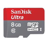 Sandisk Ultra MicroSDHC UHS-I Class 10 8 gb