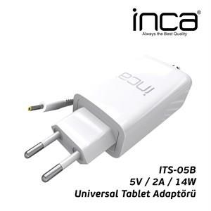 Inca Its-05B 2.5Mm 5V 2A Beyaz Tablet Şarj Adaptörü