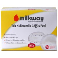 Milkway Tek Kullanımlık Göğüs Pedi 60 Adet
