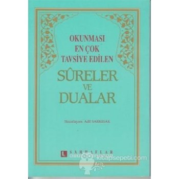 Okunması En Çok Tavsiye Edilen Sureler ve Dualar (ISBN: 3990000027777)